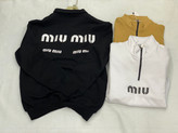 دورس نیم زیب طرح هودی مدل miu miu