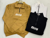 دورس نیم زیب طرح هودی مدل miu miu