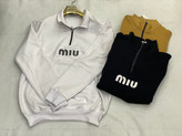 دورس نیم زیب طرح هودی مدل miu miu