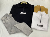 دورس نیم زیب طرح هودی مدل miu miu