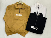 دورس نیم زیب طرح هودی مدل miu miu