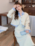 سارافون ۳ تیکه کتان وارداتی زنانه